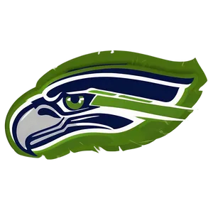 Retro Style Seahawks Logo PNG Ajj38