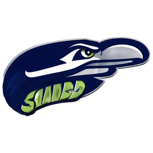 Retro Style Seahawks Logo PNG Iwb49