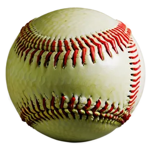 Retro-style Softball Png 06292024 PNG image