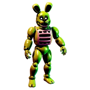 Retro Style Springtrap PNG Sym