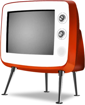 Retro Style Television Icon PNG