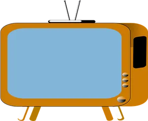 Retro Style Television Vector PNG image
