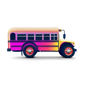 Retro Styled School Bus Png 73 PNG image