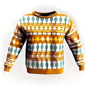 Retro Sweater Pattern PNG Rmf PNG