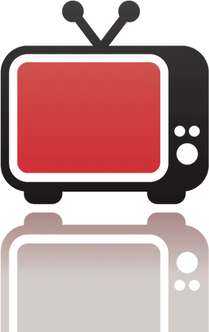 Retro T V Icon Vector PNG image