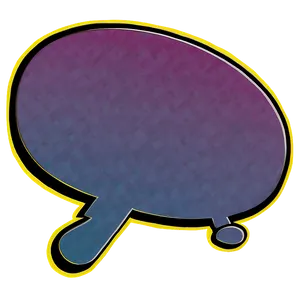 Retro Talk Bubble PNG Skn