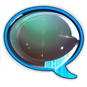 Retro Talk Bubble PNG Wfv