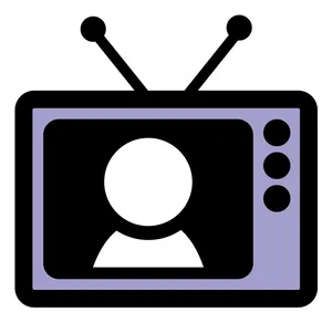 Retro Television Icon PNG image