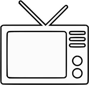 Retro Television Icon