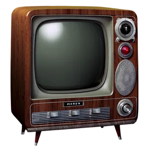 Retro Television PNG 05242024