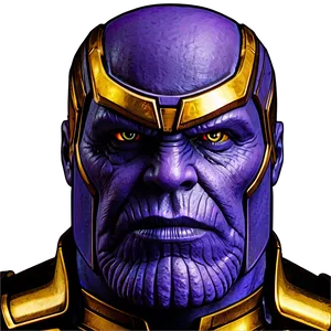 Retro Thanos Poster Png Rpq PNG image