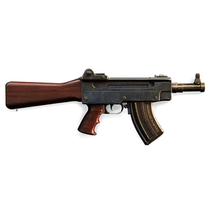 Retro Tommy Gun Concept Png 28 PNG image