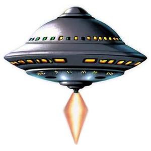 Retro Ufo PNG 88