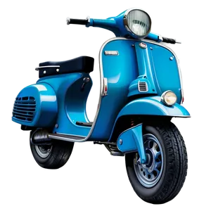 Retro Vespa With Helmet Png 54 PNG image