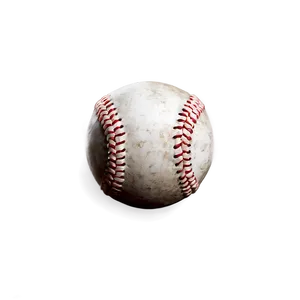 Retro Weathered Baseball Png 06282024 PNG image