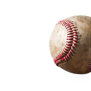 Retro Weathered Baseball Png 52 PNG image