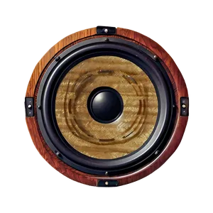 Retro Wooden Speaker PNG 05252024 PNG