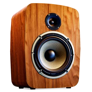 Retro Wooden Speaker Png Fjs86 PNG image