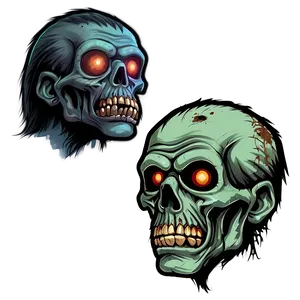 Retro Zombie Illustration Png 68 PNG image