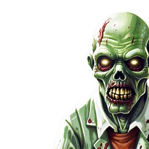 Retro Zombie Illustration Png Vjv PNG image