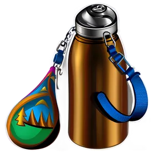 Reusable Water Bottle Clip Art PNG 06282024 PNG