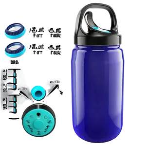 Reusable Water Bottle With Filter PNG 62