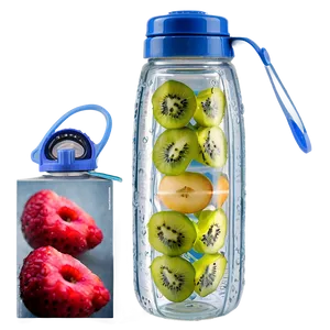 Reusable Water Bottle With Fruit Infuser PNG 06282024 PNG