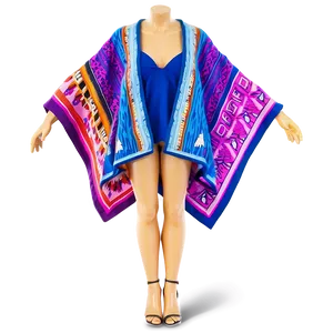 Reversible Poncho Style PNG Kxr25 PNG