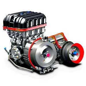 Revolutionary Car Engine Concept PNG 92