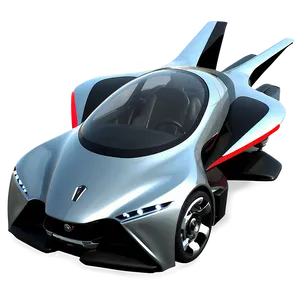 Revolutionary Flying Car Design PNG 44