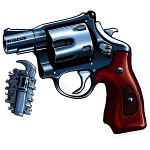 Revolver Graphic PNG Ape