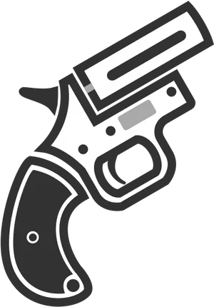 Revolver Icon Graphic