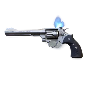 Revolver In Action Shot PNG 3
