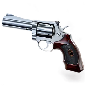 Revolver In Black And White Png 05242024 PNG image