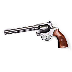 Revolver On White Background PNG 05242024 PNG