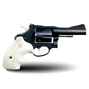 Revolver On White Background PNG 84