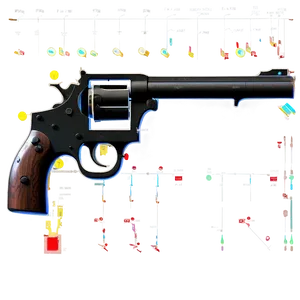 Revolver Patent Blueprint PNG 71 PNG