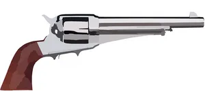 Revolver Vector Illustration
