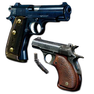 Revolver Vs Pistol Comparison PNG 91