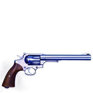 Revolver With Pearl Handle PNG 05242024