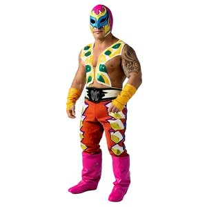 Rey Mysterio Colorful Attires PNG 68 PNG