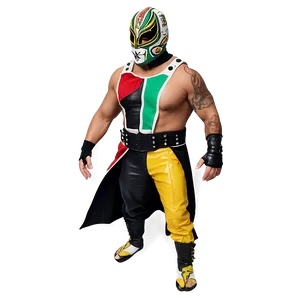 Rey Mysterio Colorful Attires PNG Vbn PNG