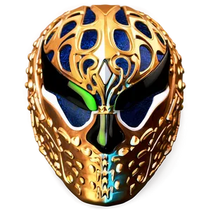 Rey Mysterio Golden Mask PNG