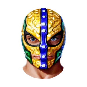 Rey Mysterio Luchador Mask Art