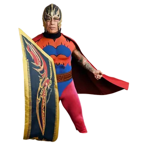 Rey_ Mysterio_ Wrestling_ Pose
