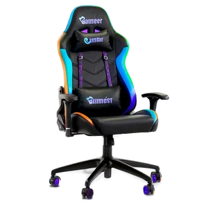 Rgb Gamer Chair Png 06212024 PNG image