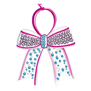 Rhinestone Cheer Bow Png 85 PNG image