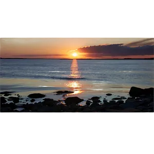 Rhode Island Sunset View PNG Qir