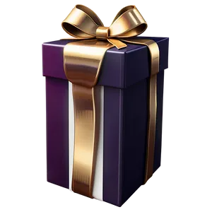 Ribbon Gift Box PNG 7
