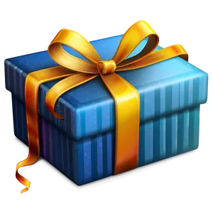 Ribbon Gift Box PNG Aax